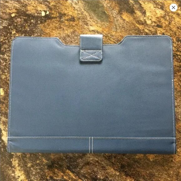 Two Targus Blue Twill Laptop Sleeve For 15" MacBook Pro NWOT - Picture 10 of 16